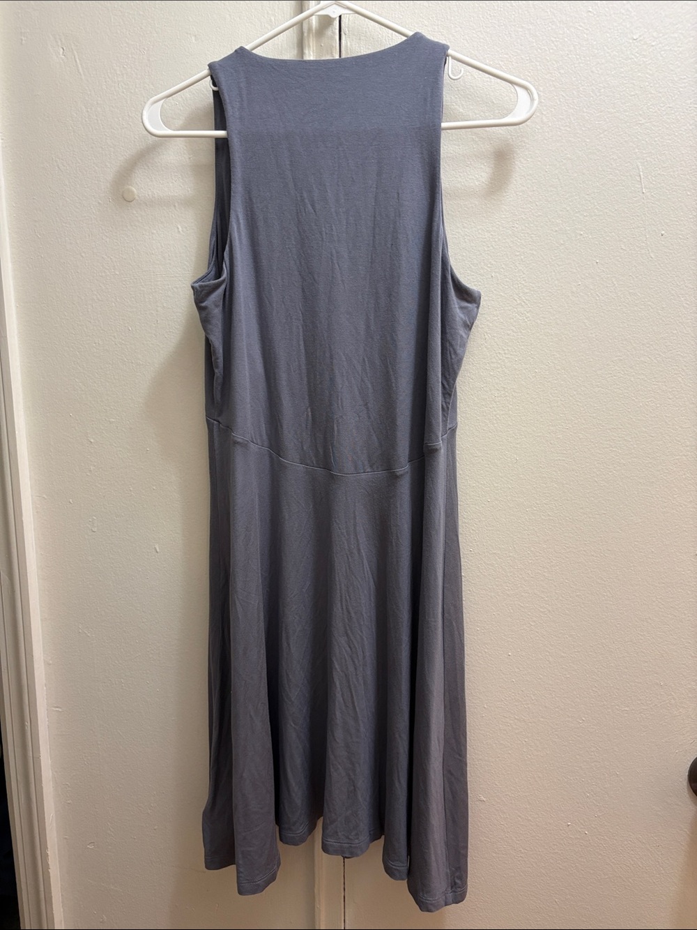 Athleta Sleeveless Midi Dress Slate Color Medium - Picture 5 of 6